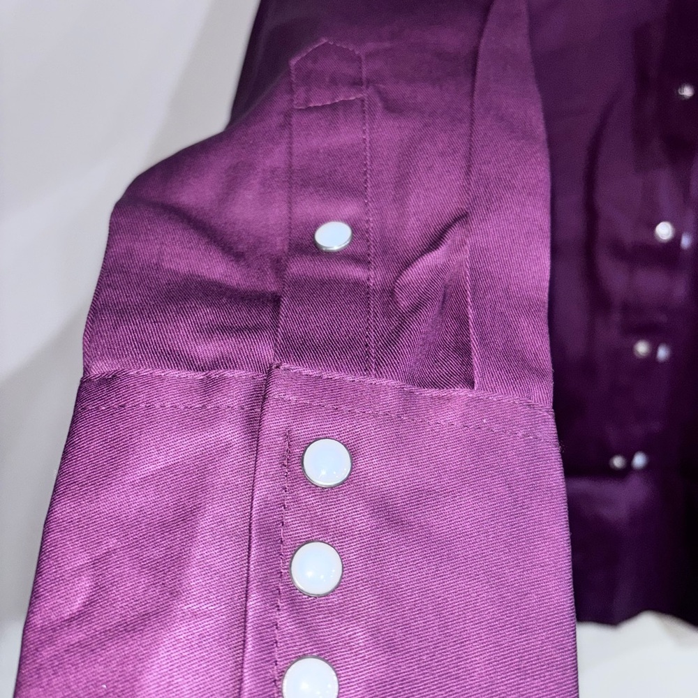 Wrangler Purple Cowboy Cut Shirt - Picture 7 of 11